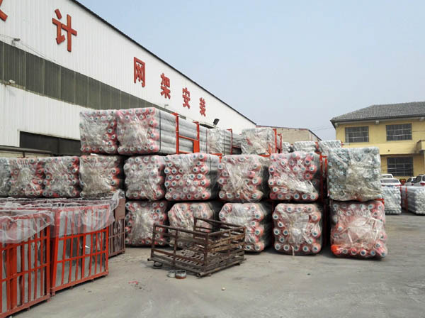 迪庆网架成品待发